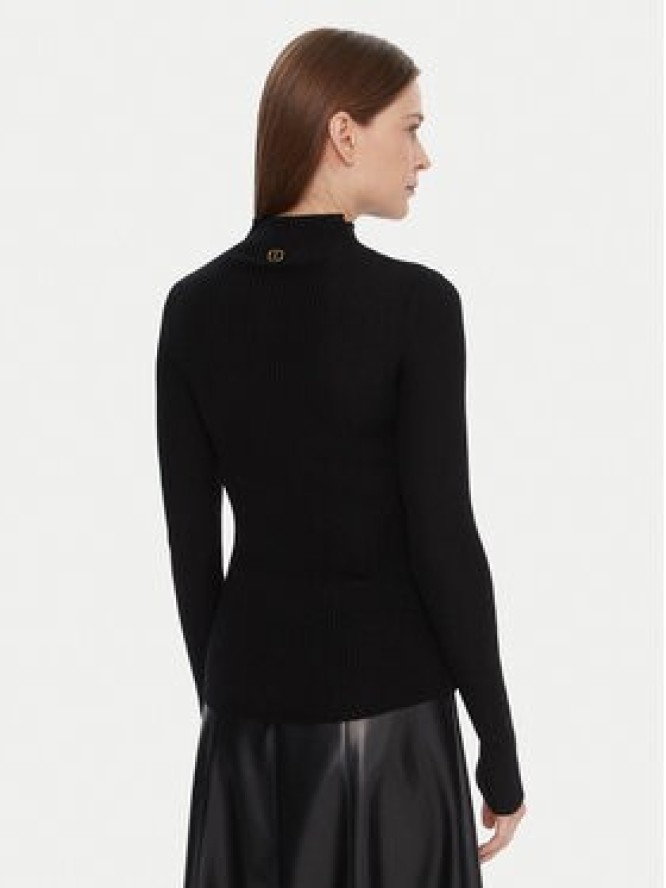 TWINSET Sweter 252TT3111 Czarny Slim Fit