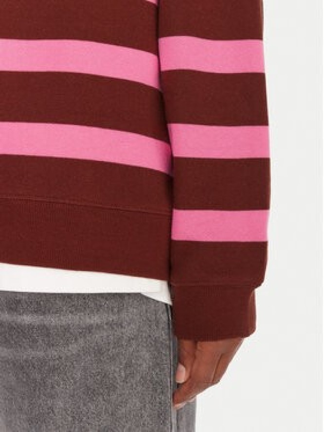 Roxy Bluza Strictly Stripes ERJFT05004 Różowy Oversize