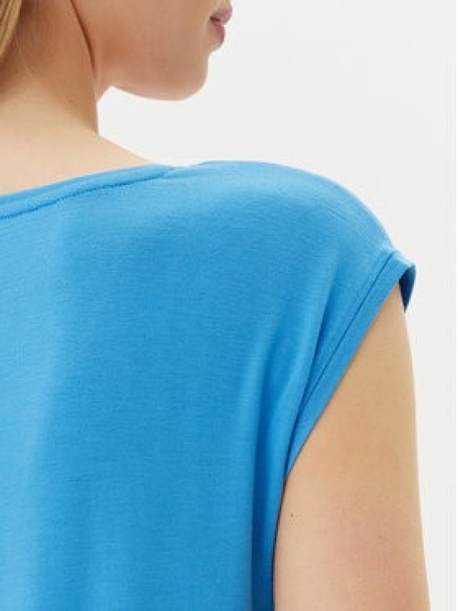 Pieces T-Shirt Billo 17078732 Niebieski Loose Fit