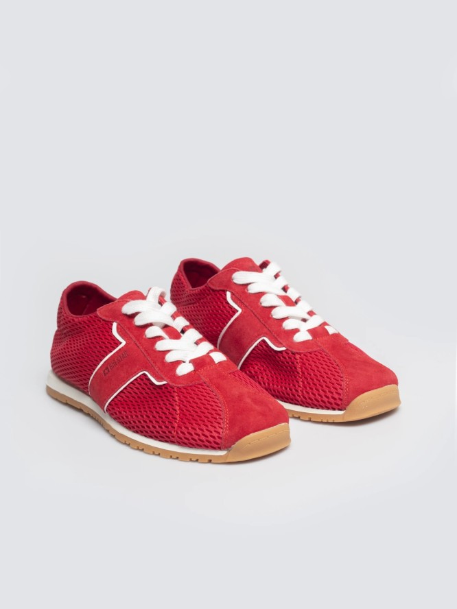 sneakersy damskie czerwone tt274656 603