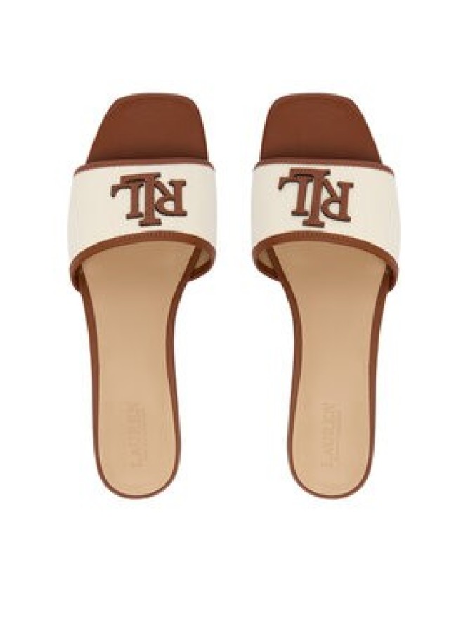 LAUREN RALPH LAUREN Klapki 802P04395003 Écru