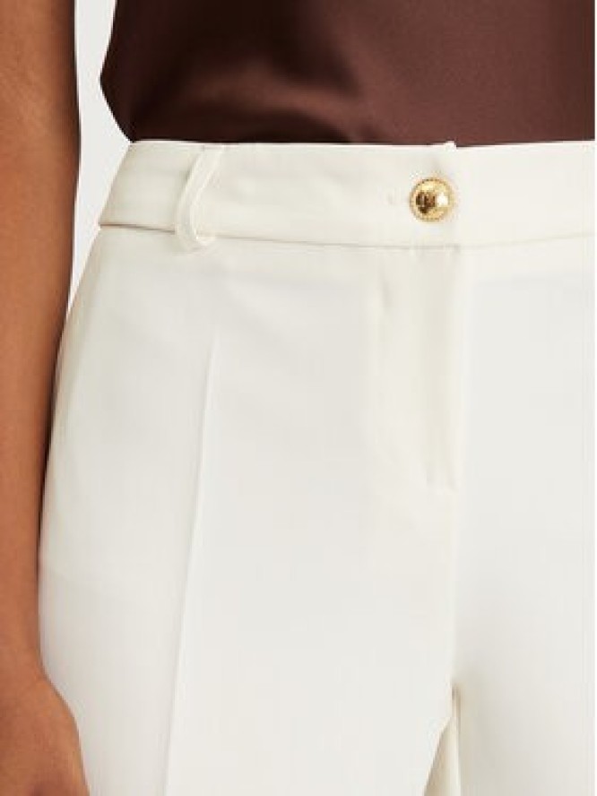 Maryley Spodnie materiałowe 25EB52Z/M24/43VA Écru Regular Fit