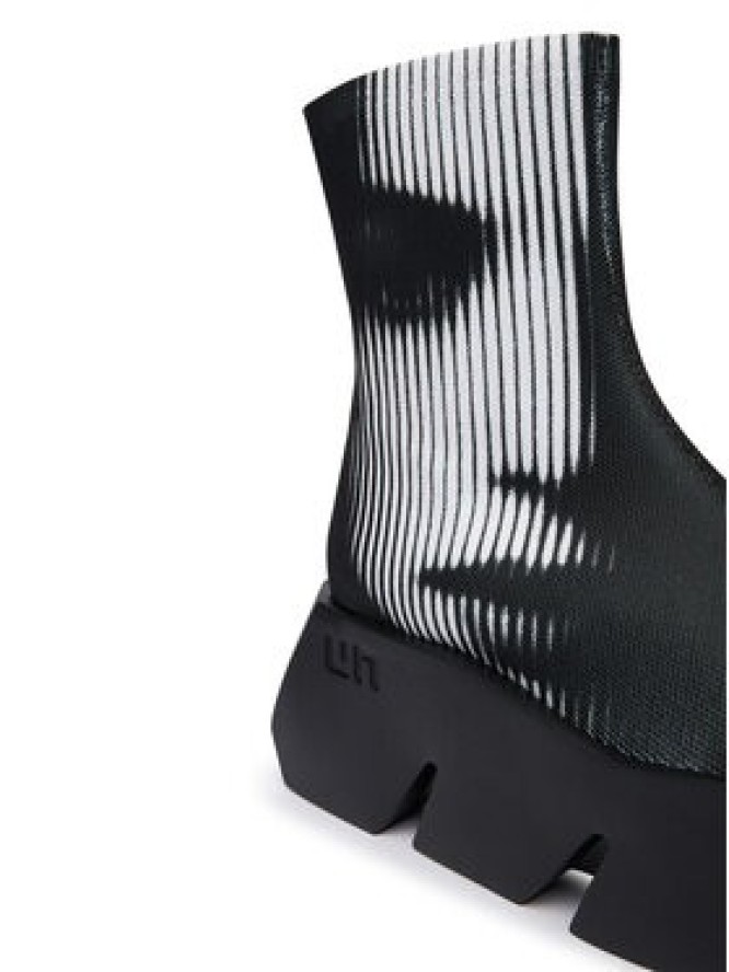 United Nude Botki Bull Canvas LO 11023510202 Czarny