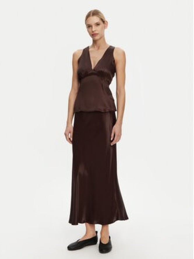 2NDDAY Spódnica midi Clea 2252153287 Brązowy Regular Fit