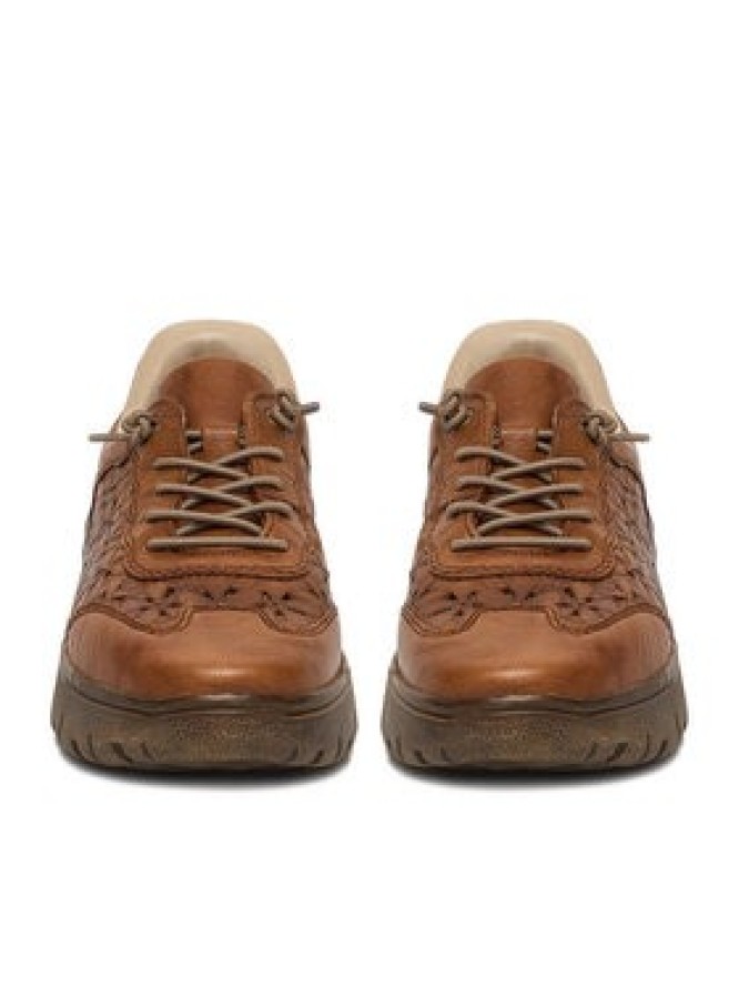 Rieker Półbuty N1358-22 Brązowy