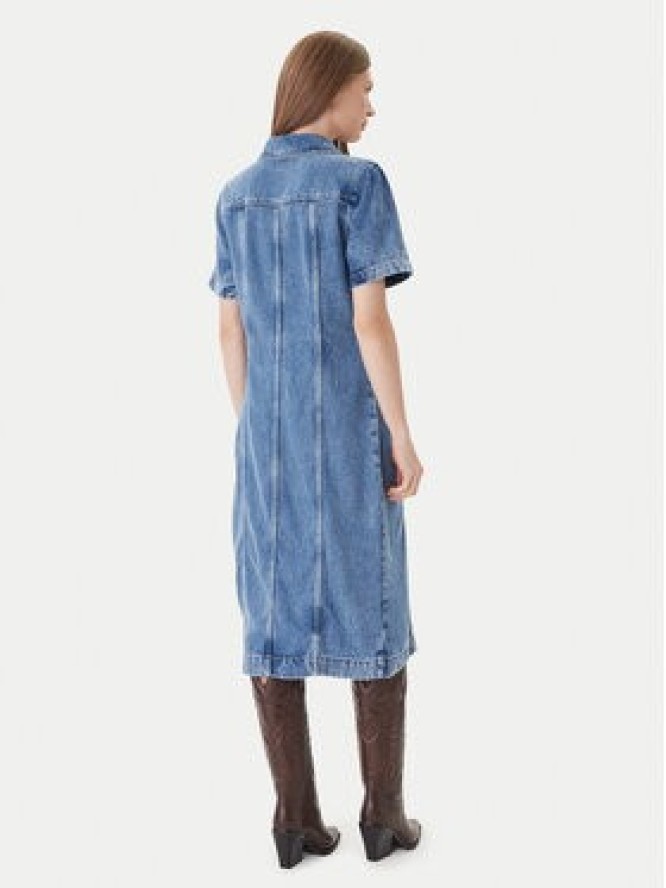 Tommy Hilfiger Sukienka jeansowa WW0WW46638 Niebieski Slim Fit