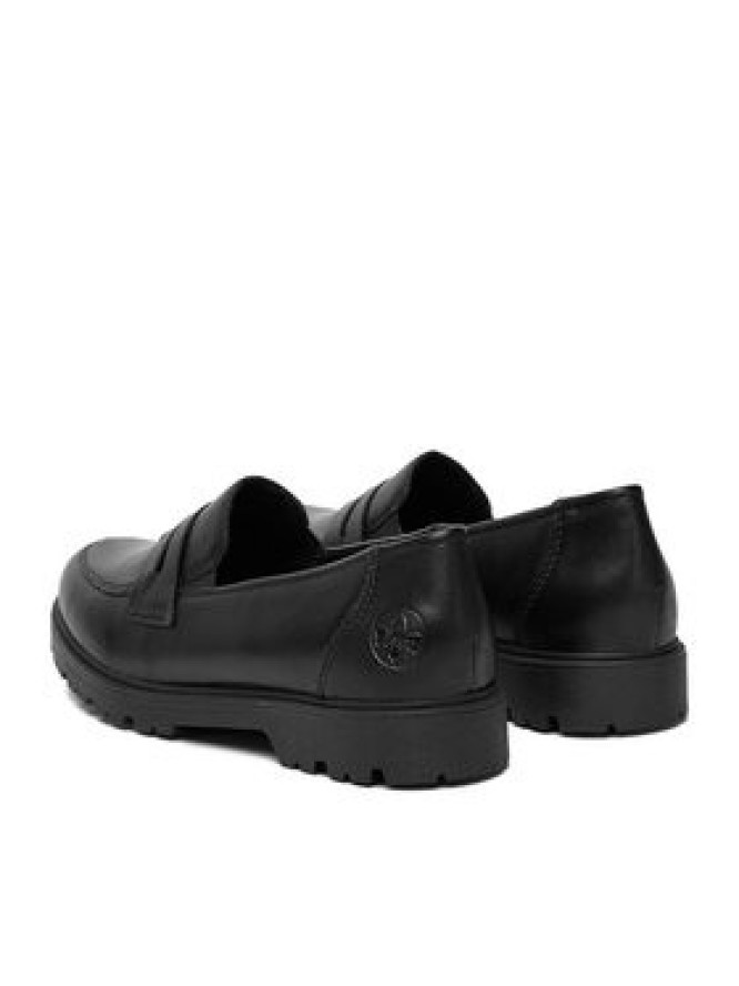 Rieker Loafersy 45560-02 Czarny
