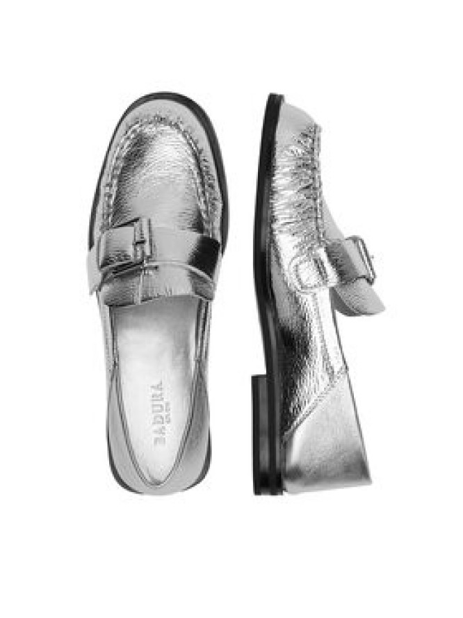 Badura Mokasyny CAMELLIA-V1792-255 Srebrny