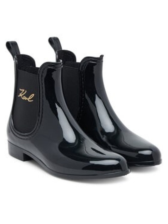 KARL LAGERFELD Kalosze Kalosh II KL94775 Czarny