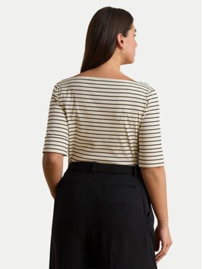 LAUREN RALPH LAUREN Bluzka Judy 200P13919004 Kremowy Regular Fit