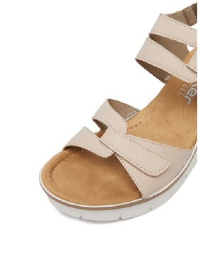 Rieker Sandały 68556-31 Beżowy