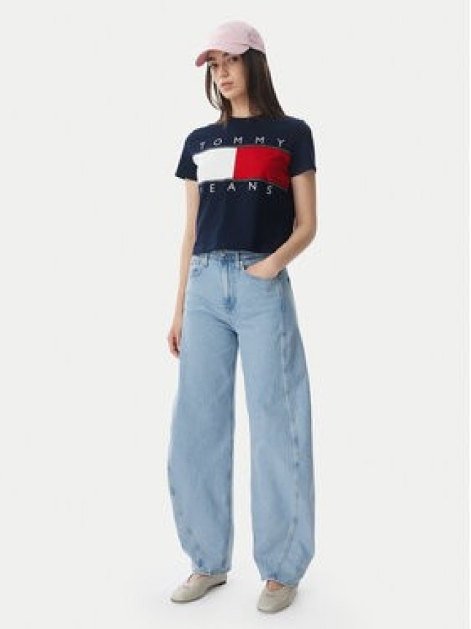 Tommy Jeans Jeansy Ella DW0DW23102 Niebieski Barrel Fit