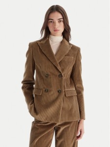 Weekend Max Mara Marynarka Katanga 2525046062 Brązowy Regular Fit