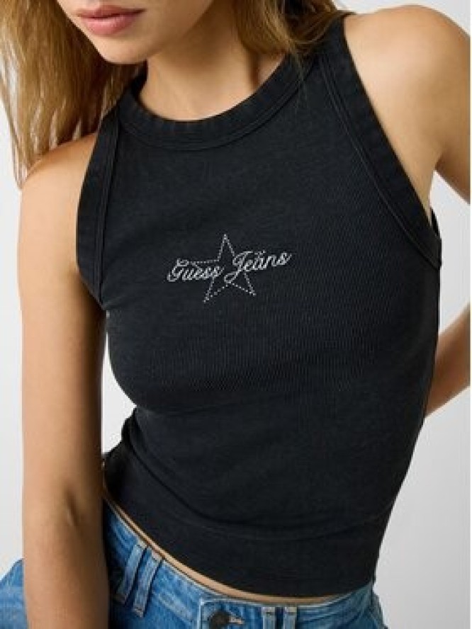 Guess Jeans Top 180345 Czarny Classic Fit