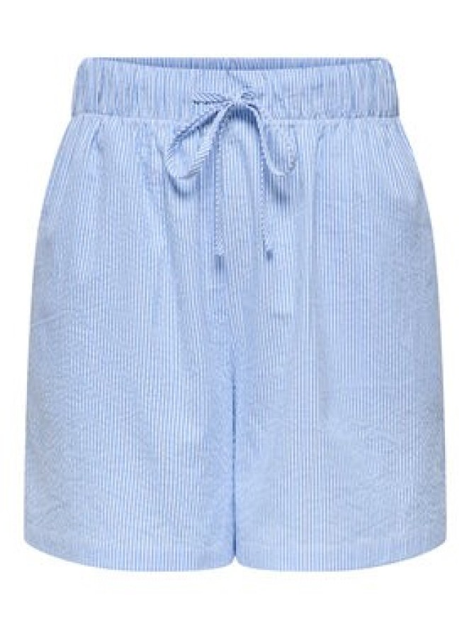 ONLY Szorty materiałowe Augusta 15347659 Błękitny Loose Fit