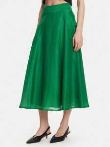 Marella Spódnica trapezowa Nippon 2513101082 Zielony Regular Fit