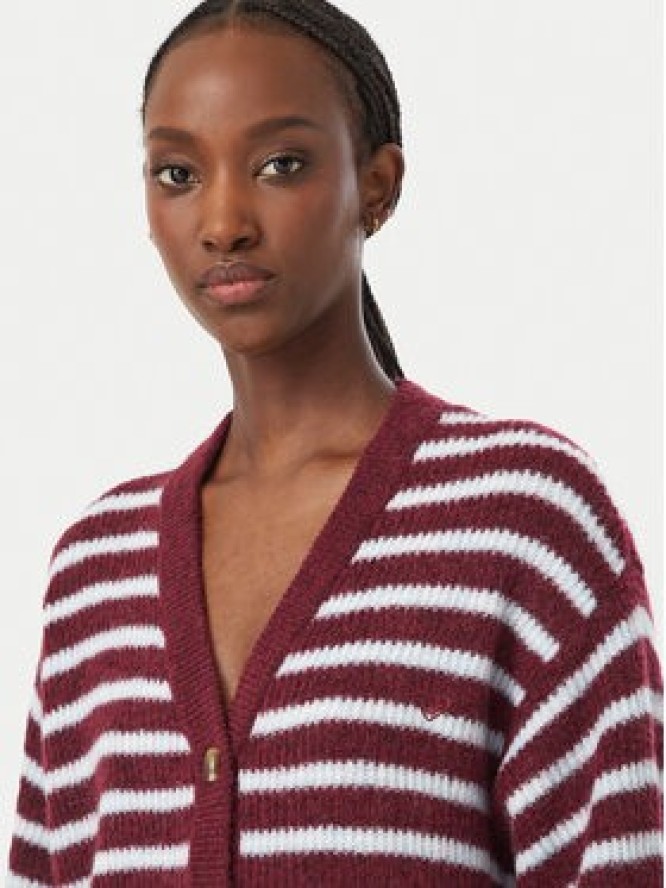 Roxy Kardigan Deep As The Ocean EBJSW00157 Bordowy Regular Fit