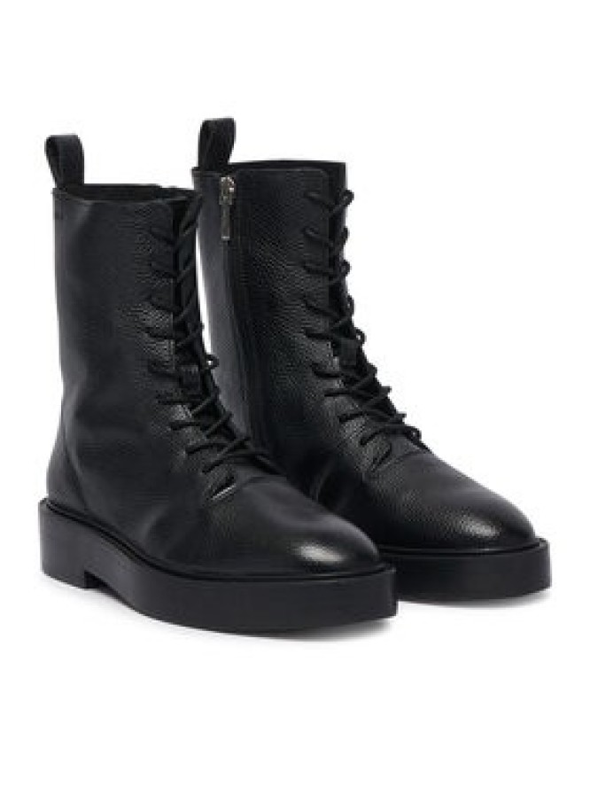 Calvin Klein Trzewiki Conc Welt Lace Up Boot Lth HW0HW03209 Czarny