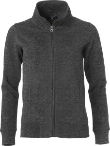 clique Classic Cardigan Damski z mieszanki bawełny, anthracite melange