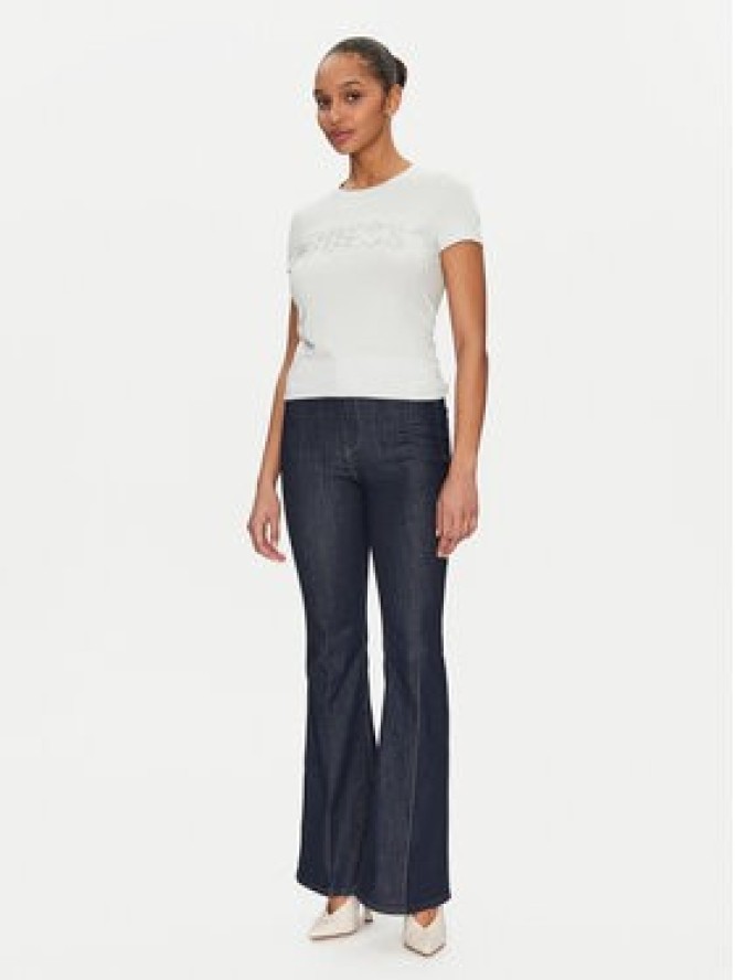 Guess T-Shirt W5GI04 J1314 Błękitny Slim Fit