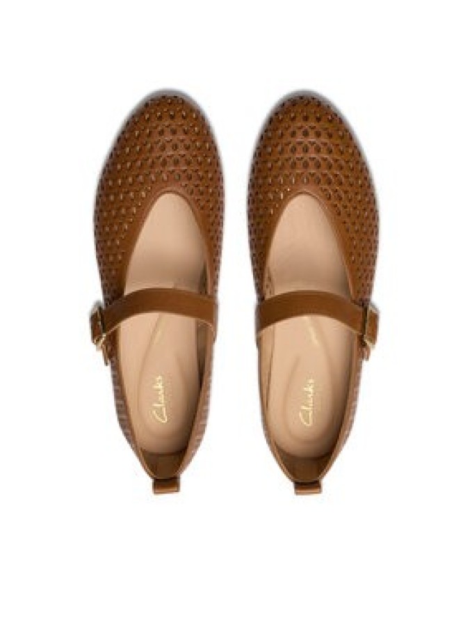 Clarks Półbuty Fawna Jane 26181228 Brązowy