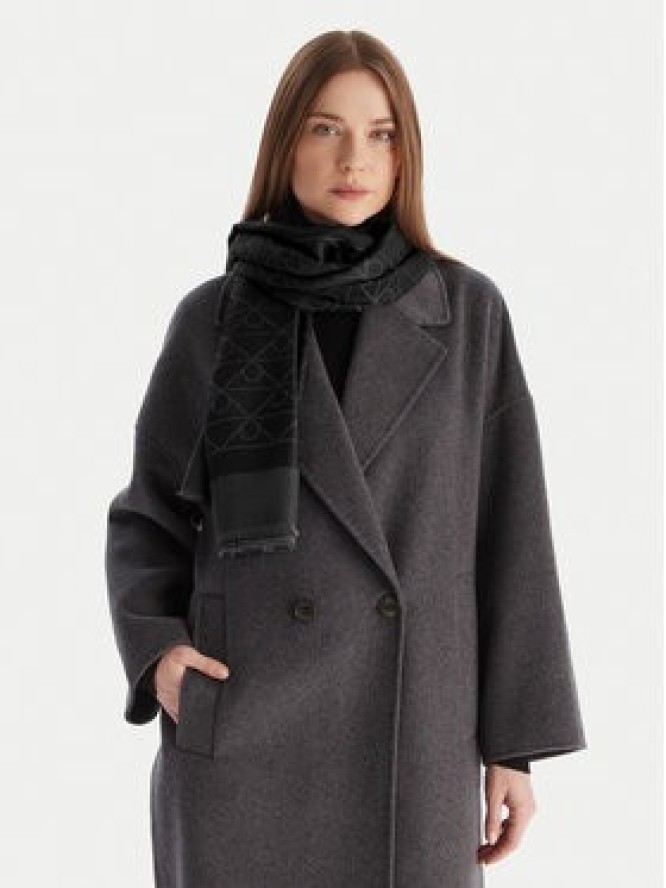 Calvin Klein Chusta Emblem Aop Tonal LV04D8063G Czarny