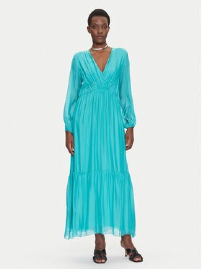 Dixie Sukienka letnia A207W050 Turkusowy Regular Fit