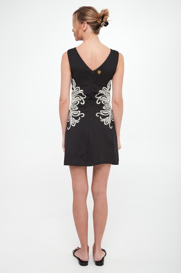 Sukienka lniana mini TWINSET U&B