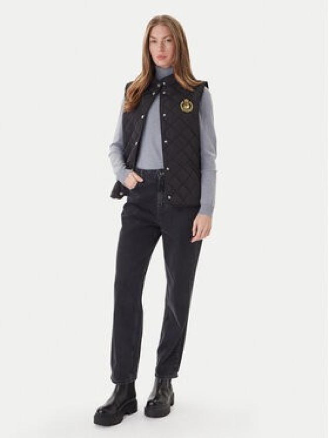 LAUREN RALPH LAUREN Bezrękawnik 297951276005 Czarny Straight Fit