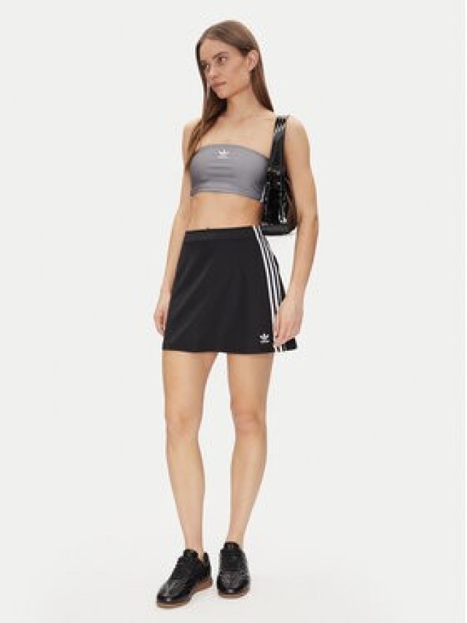 adidas Top 3-Stripes JD3385 Szary Slim Fit