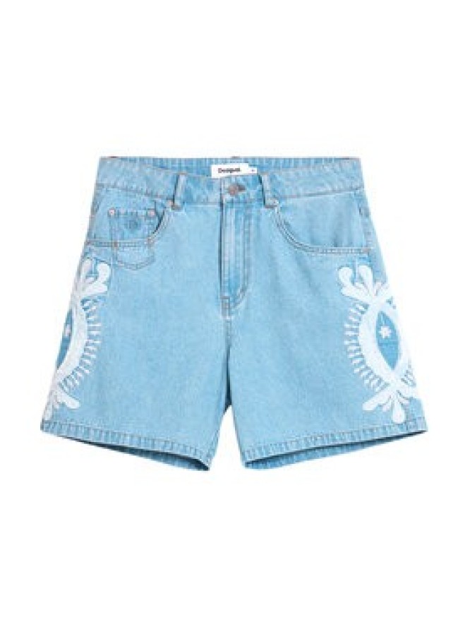 Desigual Szorty jeansowe Wakand 26SWDD45 Niebieski Relaxed Fit
