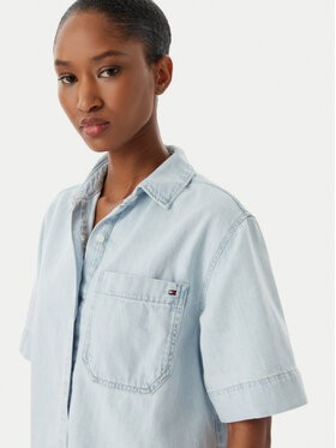 Tommy Hilfiger Koszula jeansowa WW0WW49573 Niebieski Relaxed Fit