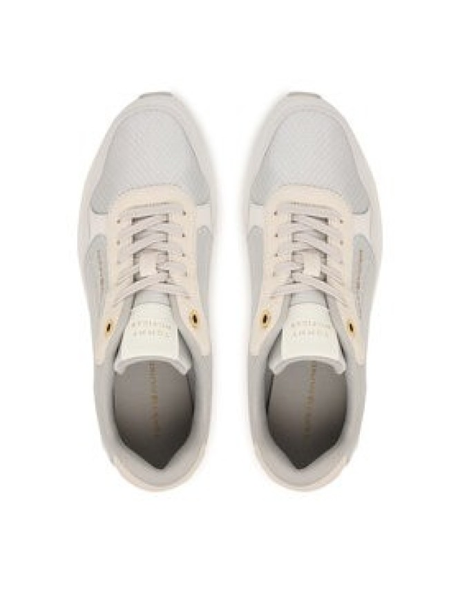 Tommy Hilfiger Sneakersy Th Retro Runner FW0FW09690 Szary jasny