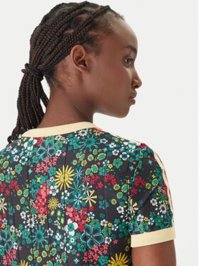 adidas T-Shirt Liberty London 3-Stripes KD5560 Kolorowy Regular Fit