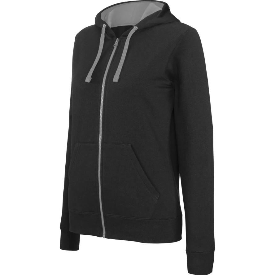 Bluza z kapturem Kariban Contrastée