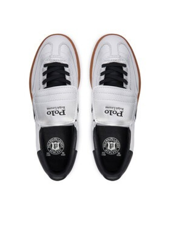Polo Ralph Lauren Sneakersy Bedford Ft 804P16348001 Srebrny