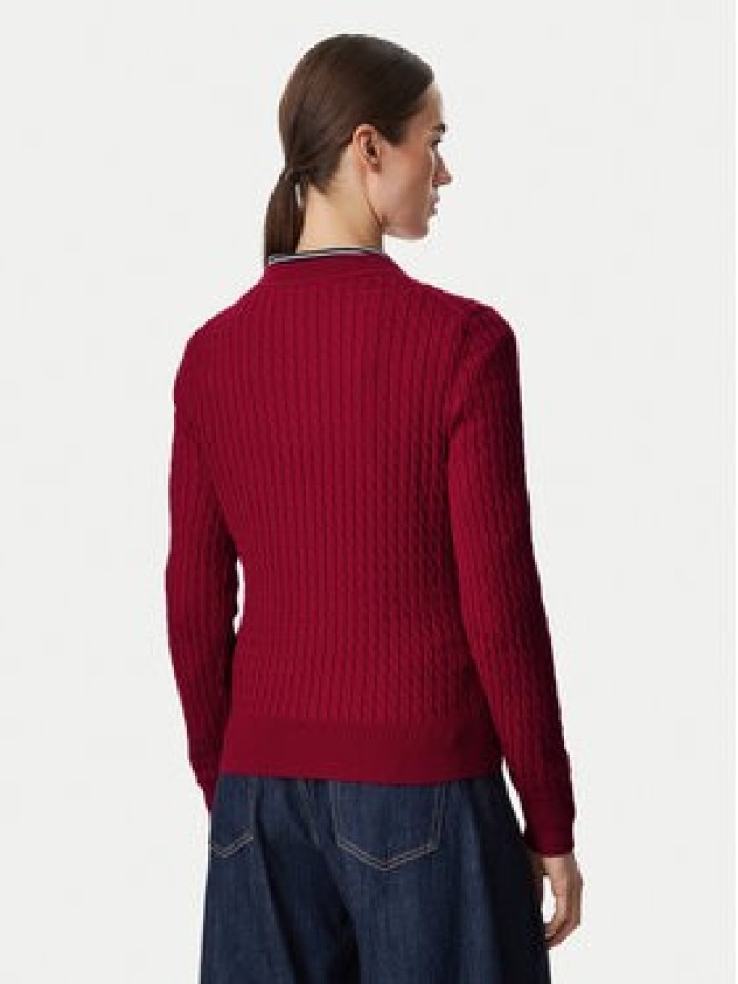 Tommy Hilfiger Sweter WW0WW44993 Czerwony Regular Fit