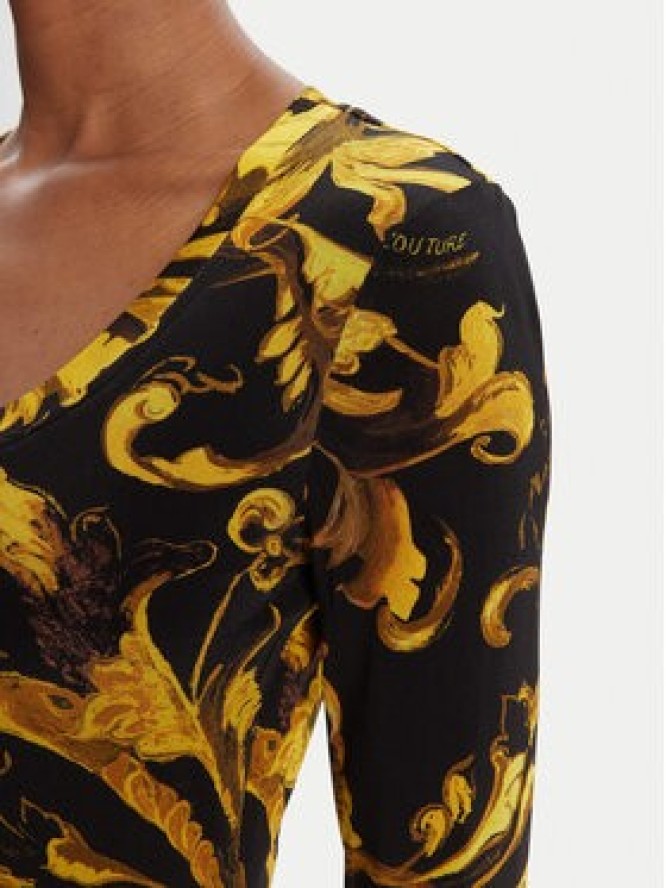 Versace Jeans Couture Sukienka codzienna 79HAO920 JS500 Czarny Slim Fit