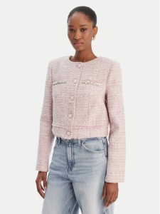 Guess Marynarka W6RL54 WJ632 Różowy Regular Fit