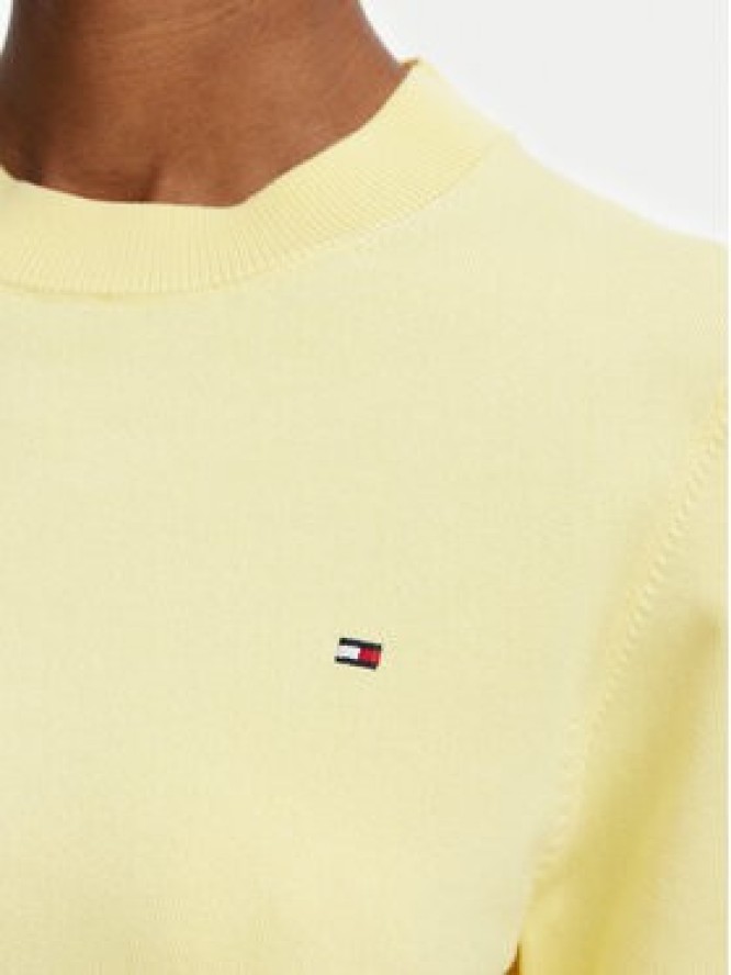 Tommy Hilfiger T-Shirt WW0WW49705 Żółty jasny Regular Fit