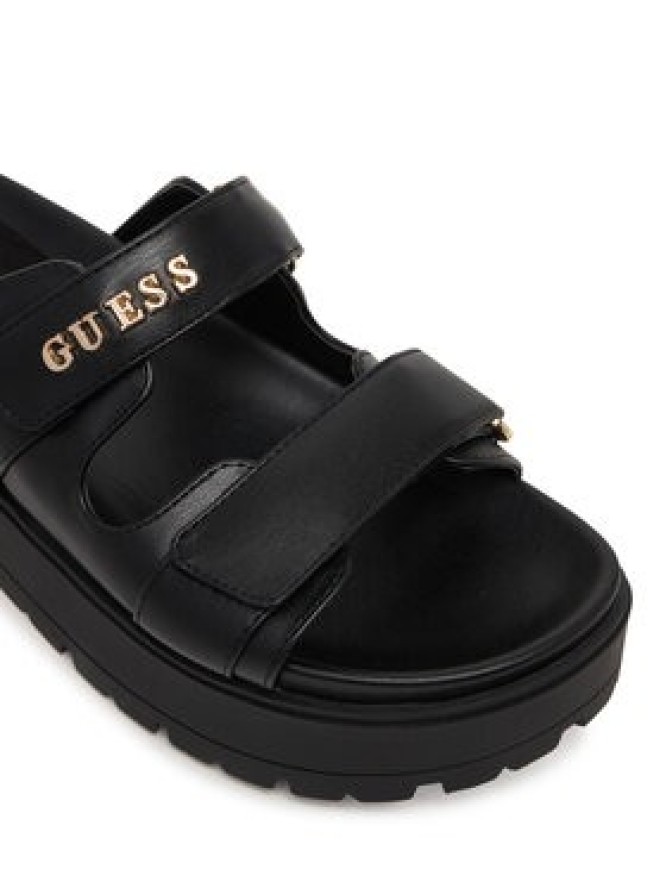 Guess Klapki FLJFAX ELE03 Czarny