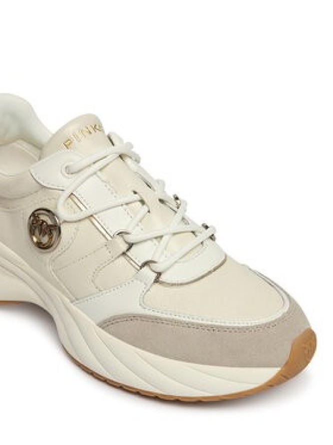 PINKO Sneakersy Ariel 36 SS0215P021 Kremowy