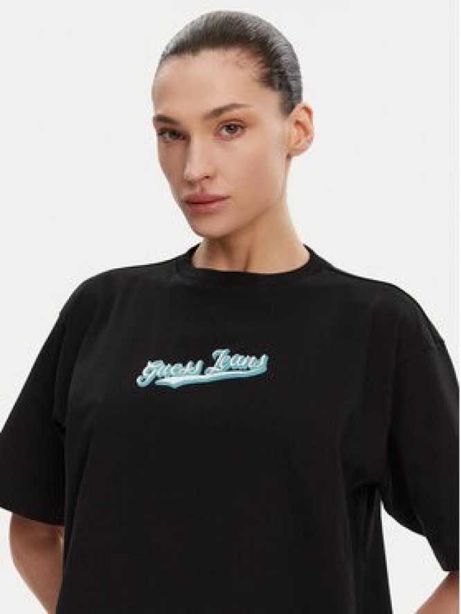 Guess Jeans T-Shirt W5GI29 K8HM0 Czarny Regular Fit