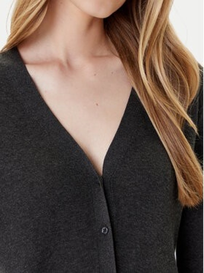 Calvin Klein Kardigan LV044C346G Szary Regular Fit