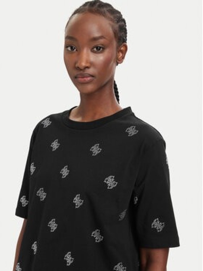 Guess T-Shirt V6GI18 K2985 Czarny Regular Fit