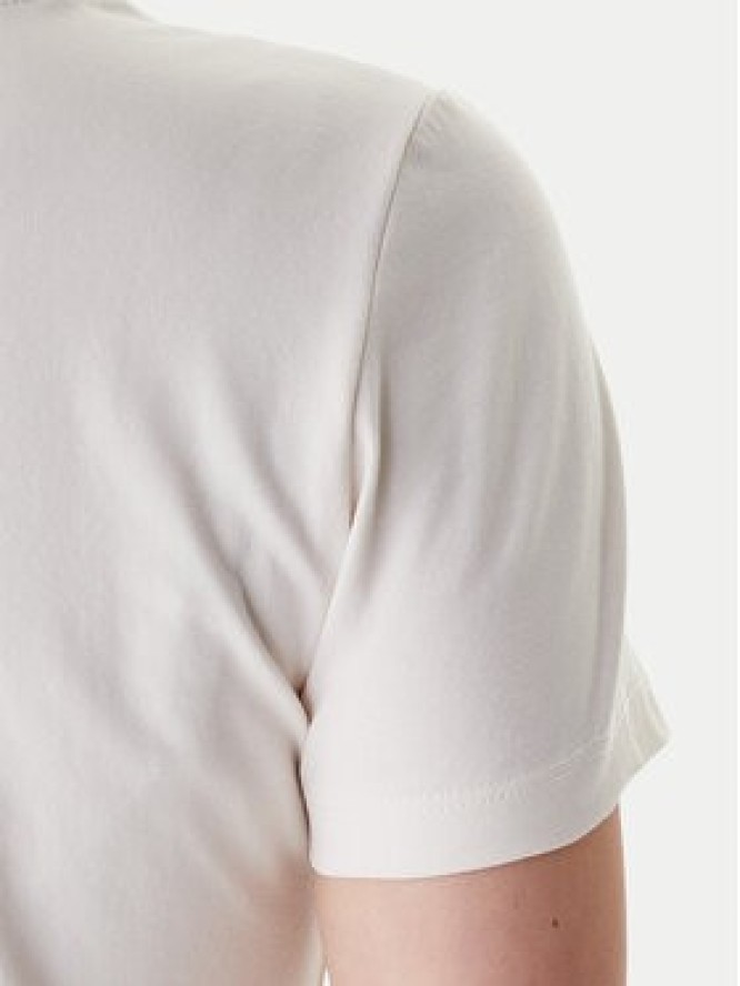 Guess T-Shirt W6RI35 J1314 Écru Slim Fit