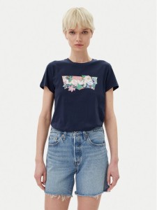 Levi's® T-Shirt A2086-0361 Granatowy Standard Fit