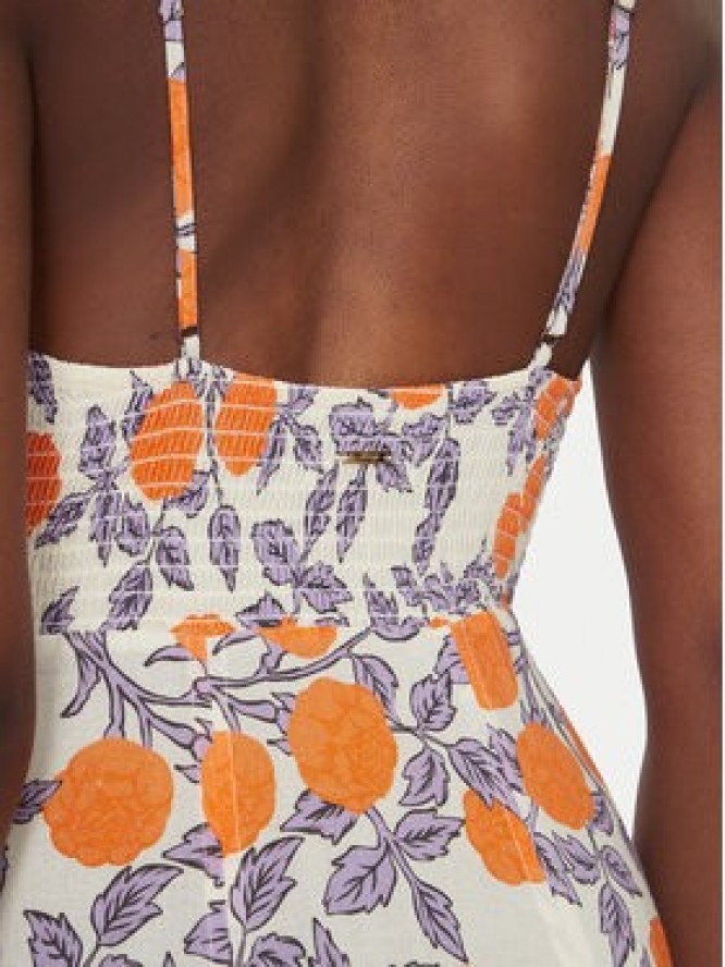 Maaji Sukienka letnia Western Orange Flower Sia PT2748CLD001 Pomarańczowy Regular Fit