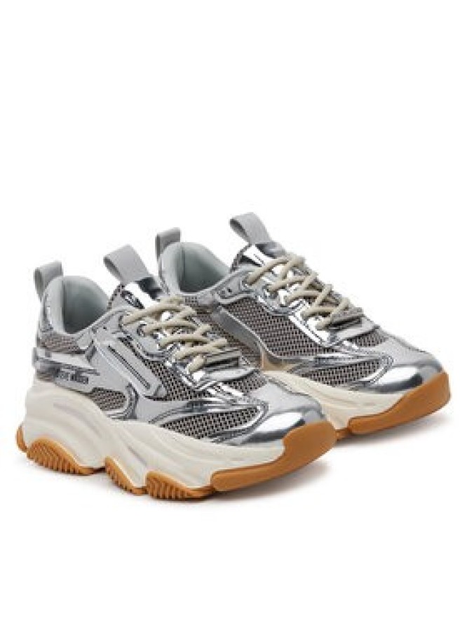 Steve Madden Sneakersy Possession-E SM19000033 Srebrny