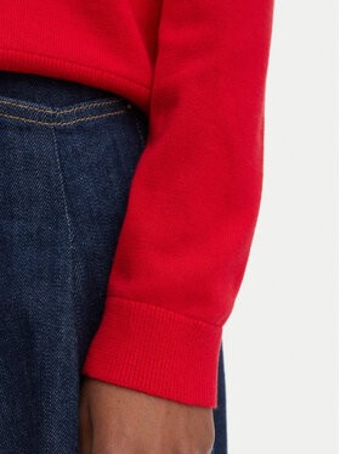 Tommy Jeans Sweter Essential DW0DW19888 Czerwony Regular Fit